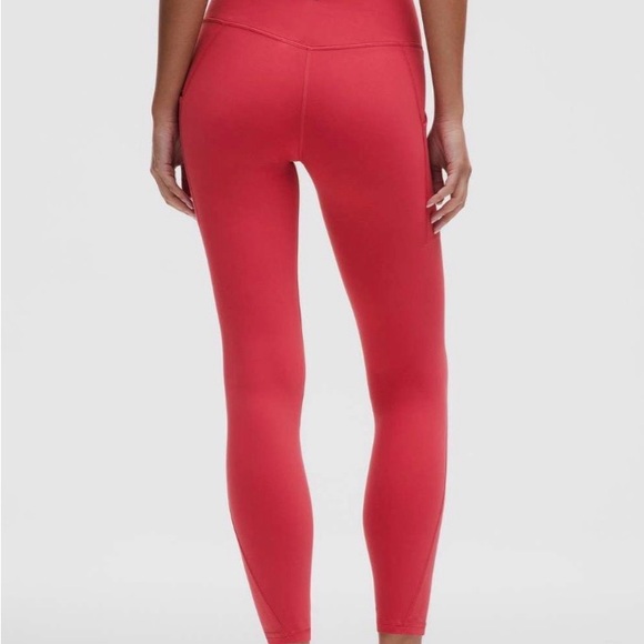 Lululemon Align HR Pant 25” with pockets Desert Red - Picture 9 of 10